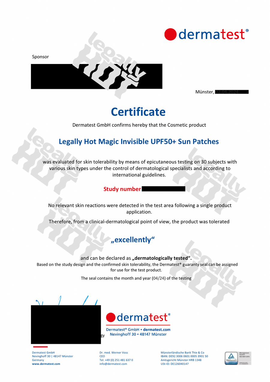 Dermatest · Dermatologist tested