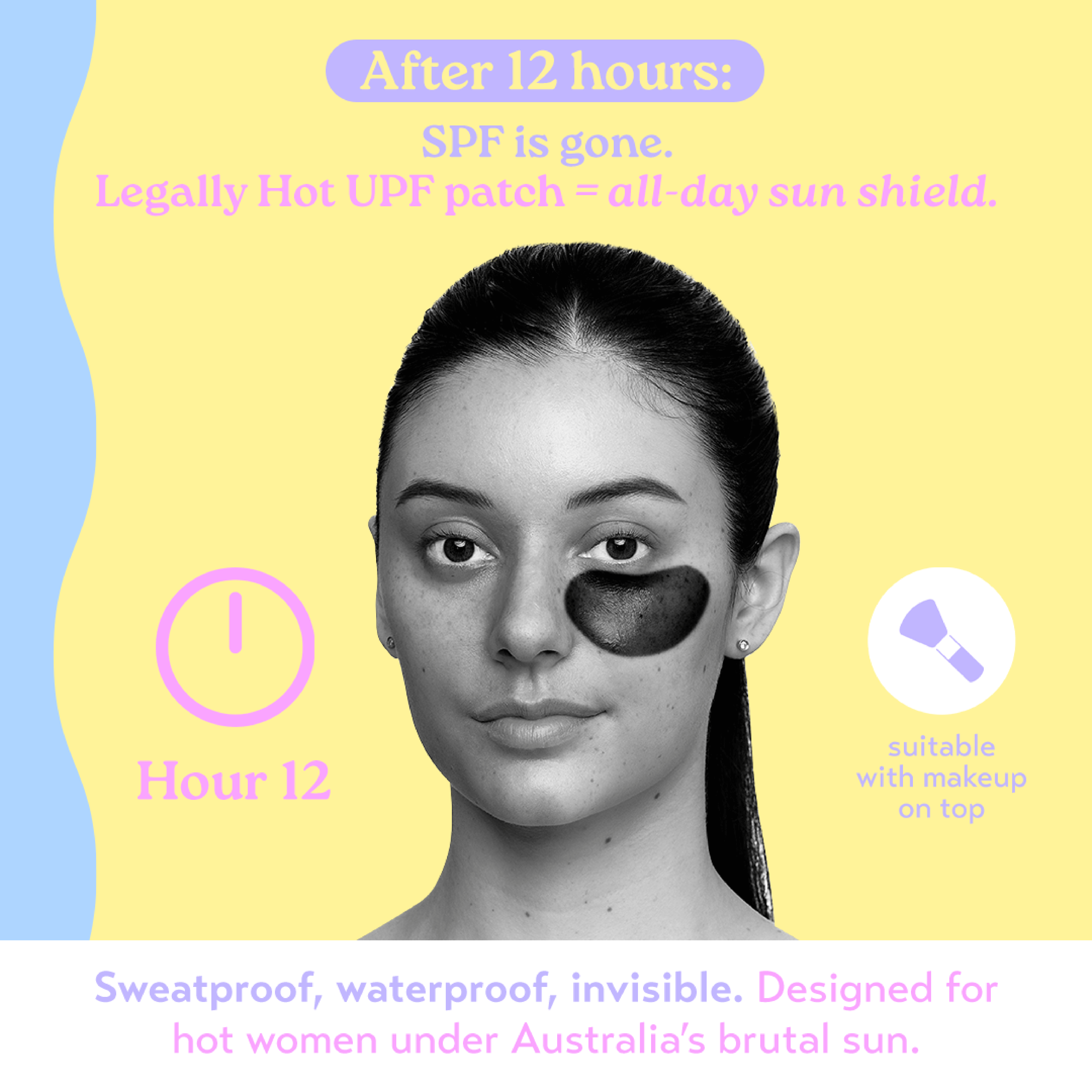12-Hour Invisible UPF 50+ Sun Patches