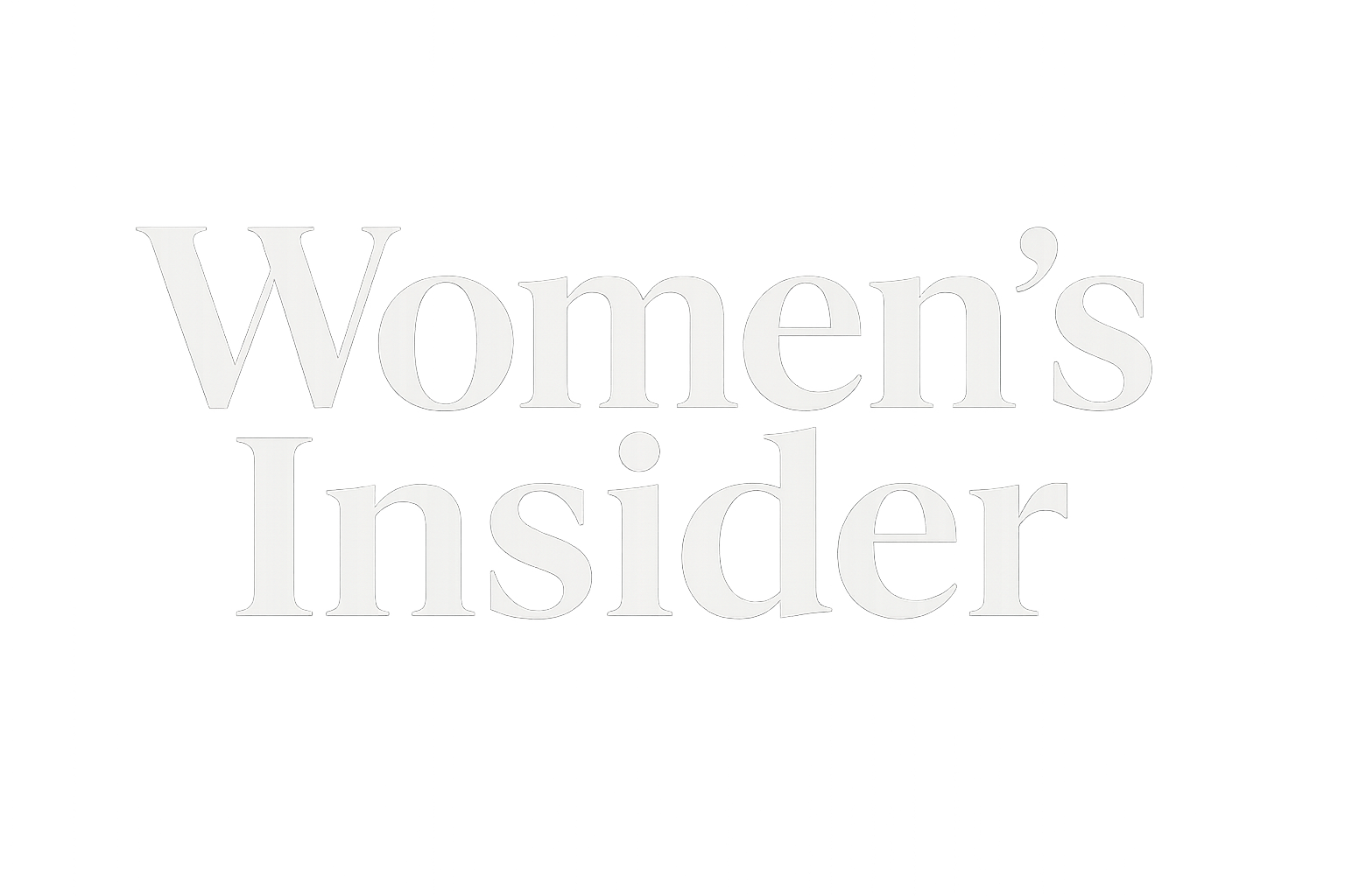 women's insider logo (big) in white